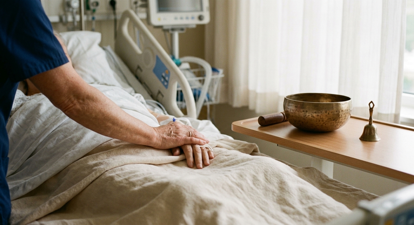 Presencia terapéutica y sonoterapia a pie de cama en cuidados intensivos para paciente en coma profundo
